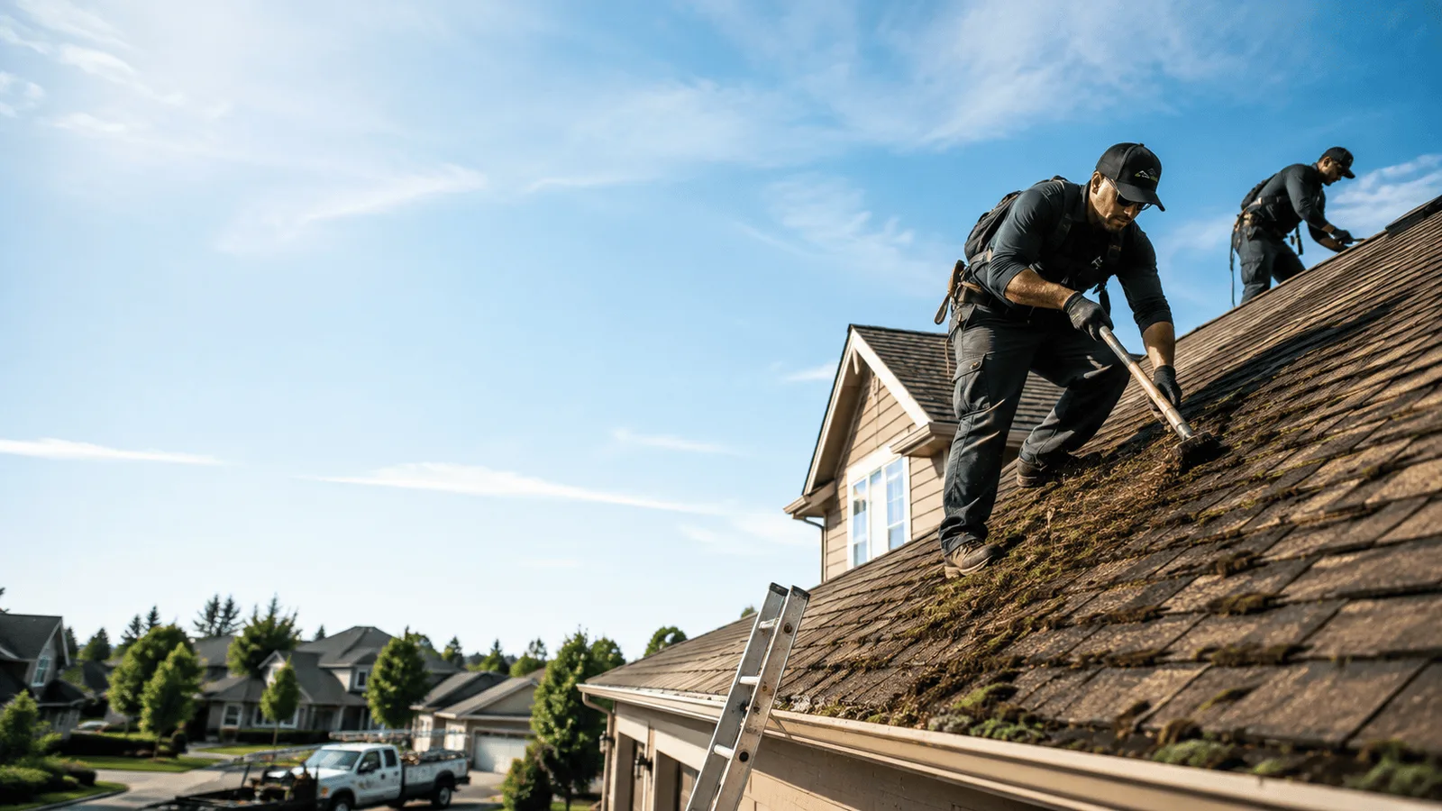 Roof Moss Removal in Basehor, KS near me